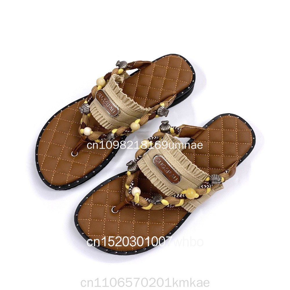 Nieuwe retro geweven damespant - Flip Flop Leather Men recensie en prijs