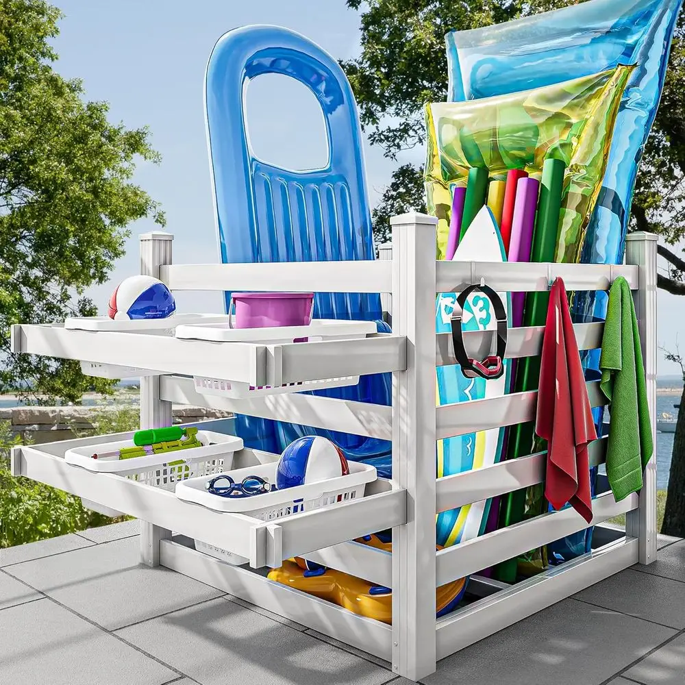 Opbergbak voor bij het zwembad - Beach Towel Large recensie en prijs