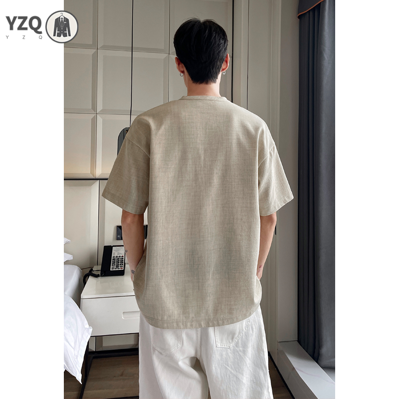 Ademend linnen T-shirt met kor - Linen Shirt Breathable recensie en prijs