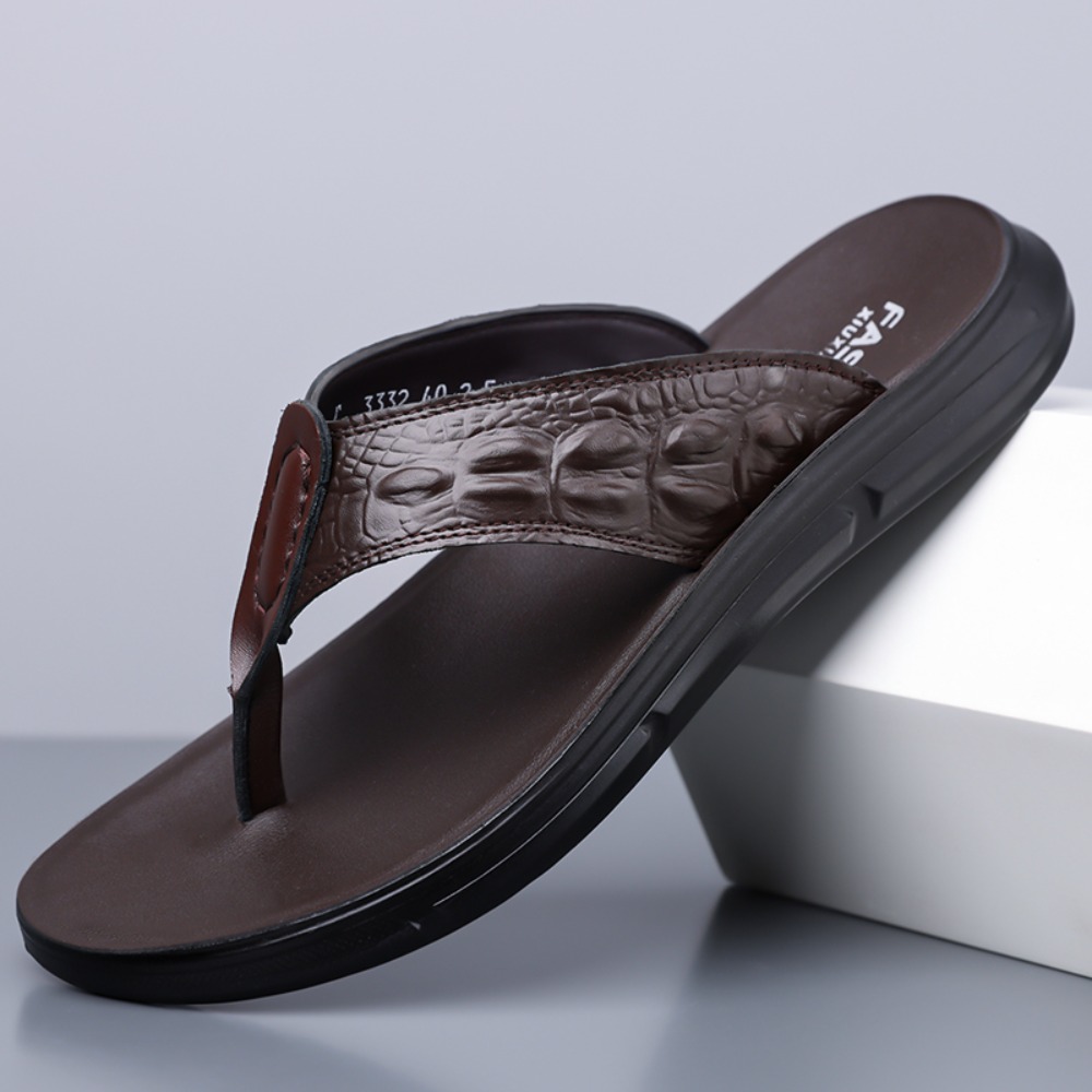 Oiaano Wide Toe Zomer Heren Le - Flip Flop Leather Men recensie en prijs