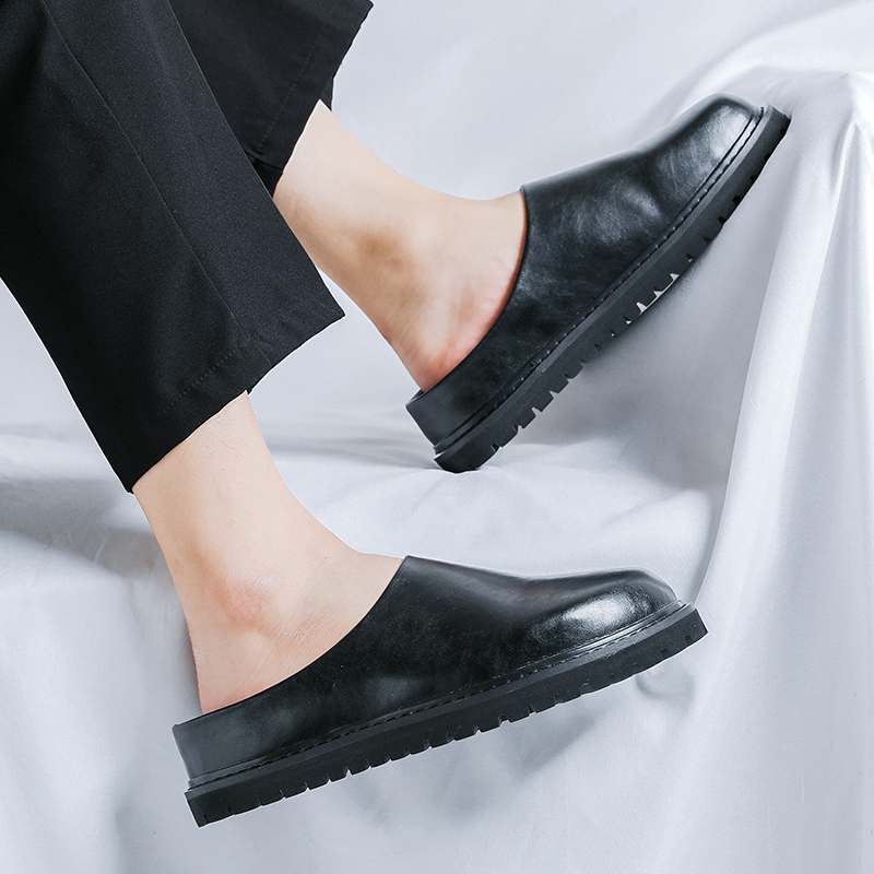 Platform Flats Lederen Muileze - Flip Flop Leather Men recensie en prijs