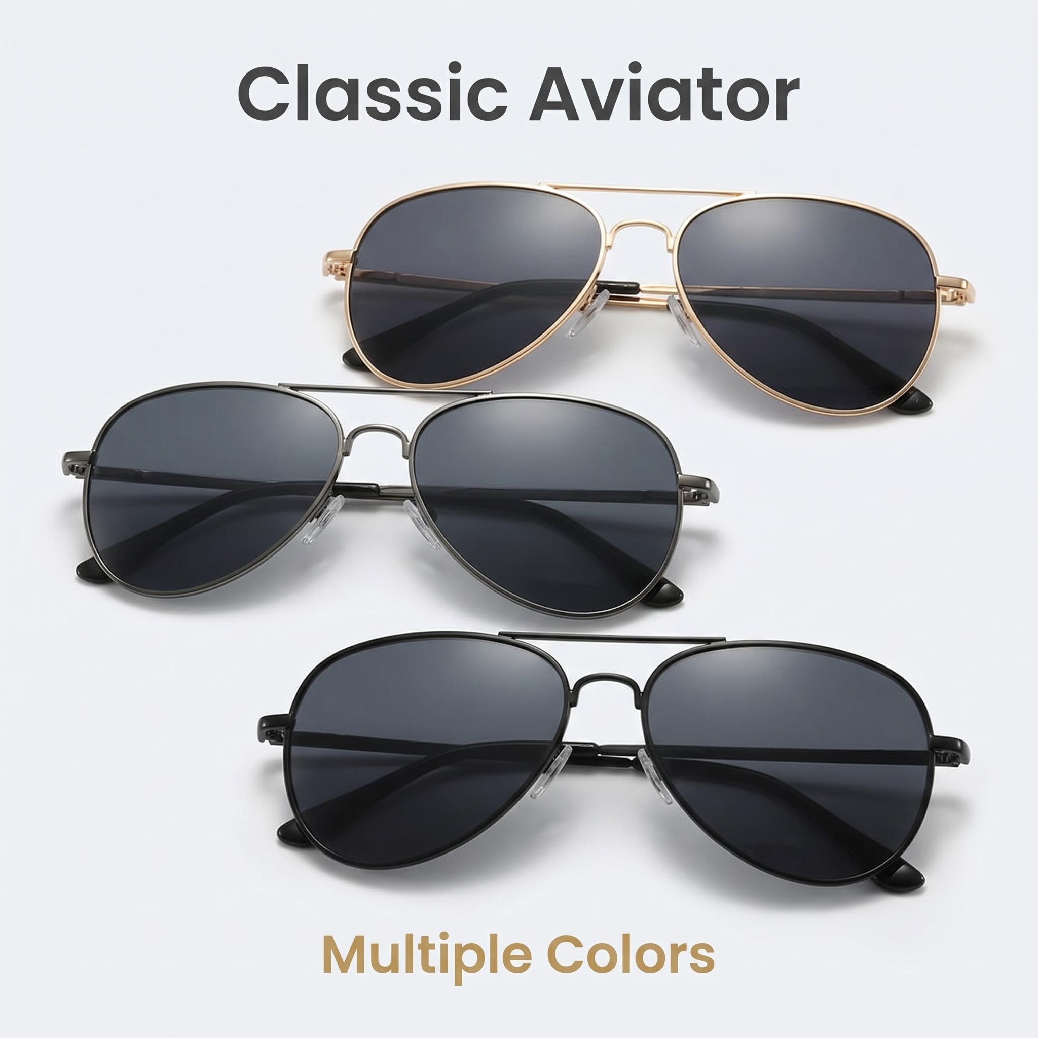 Vintage metalen piloten-aviato - Sunglasses Aviator Polarized recensie en prijs