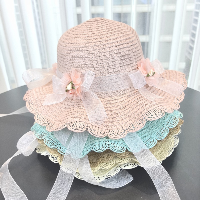Meisjes 2-delige strohoed effe - Bucket Hat Straw recensie en prijs